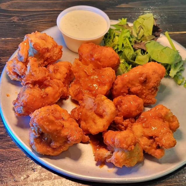 Buffalo Fried Cauliflower.