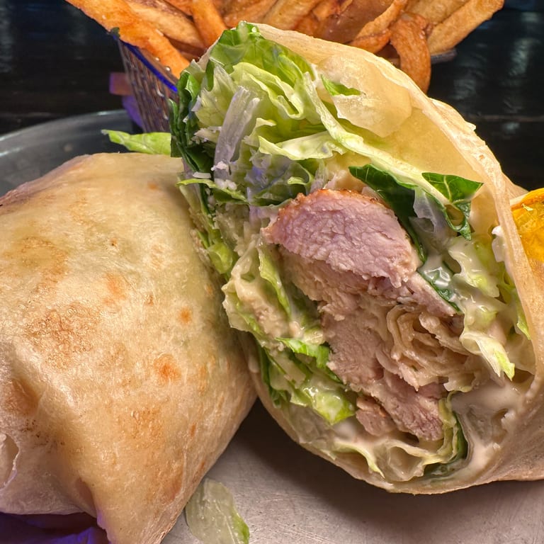 Delicious Chicken Caesar Wrap