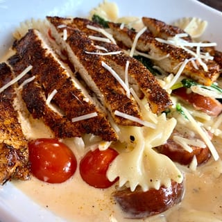 Cajun Bronzed Chicken Pasta